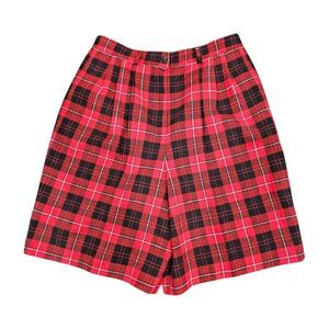 VTG Pendleton Petite Shorts Authentic Cunningham Tartan Plaid Wool USA Women's M